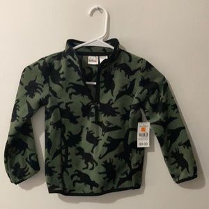 Little boys dinosaur print sweater new with tags